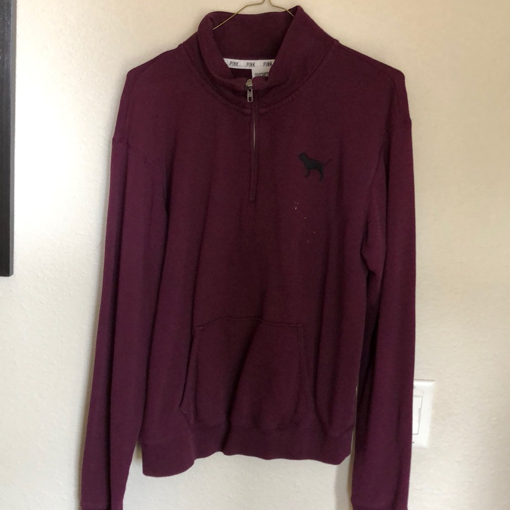 Maroon Quarter Zip Jacket